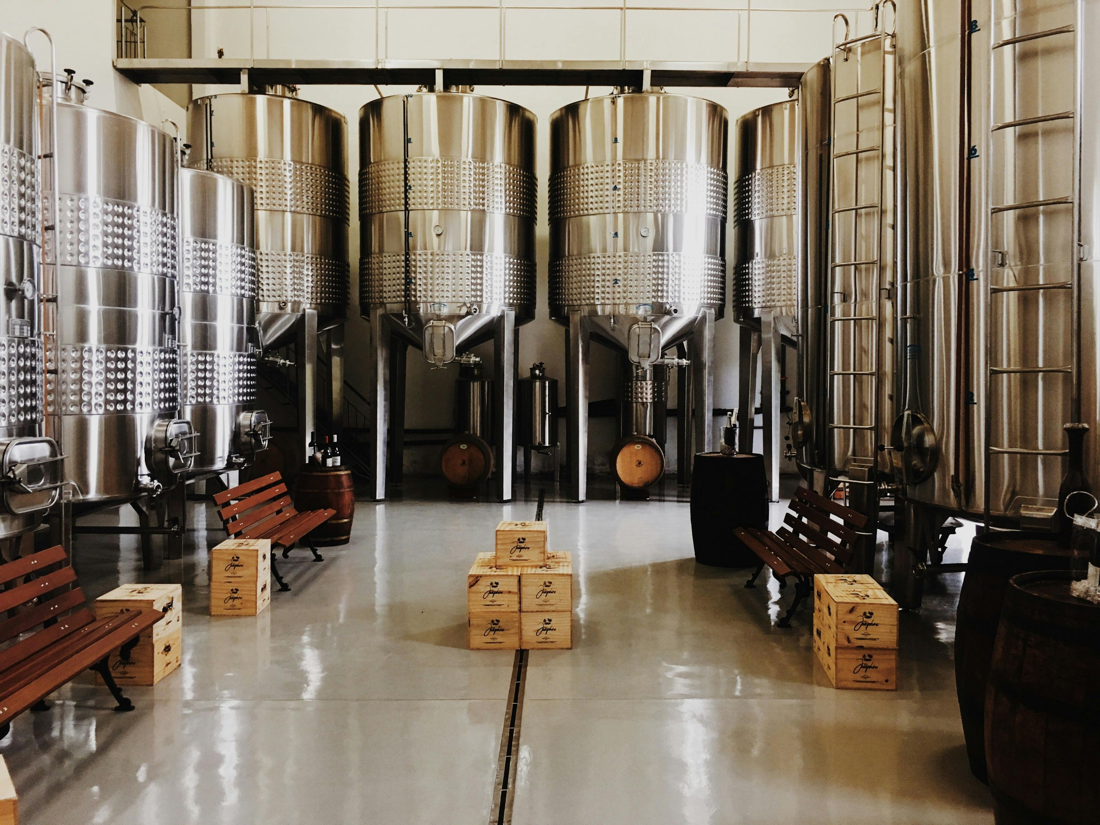 Interior of a Brewery